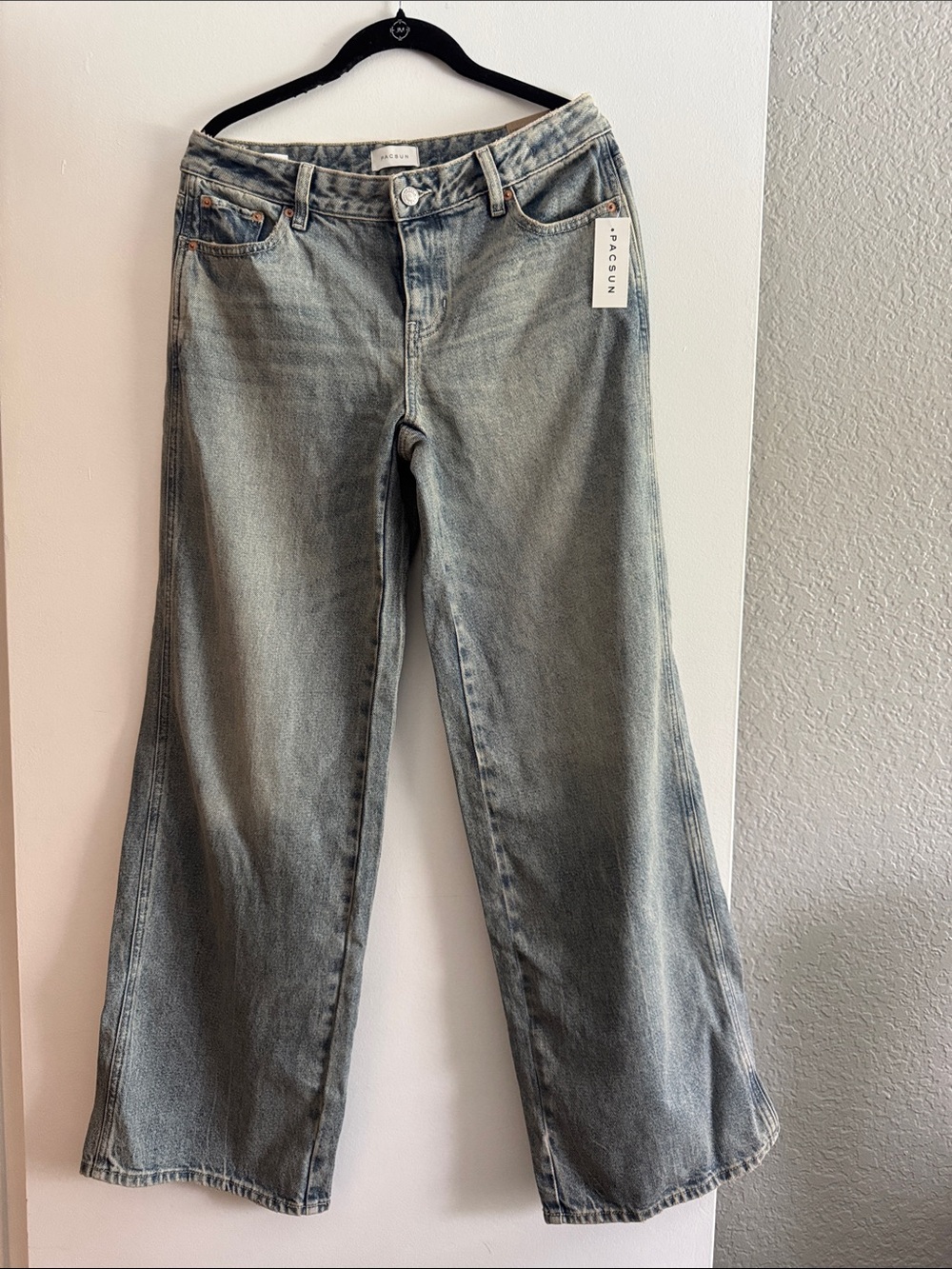 Wide-Leg Women’s Jeans in Light Blue -